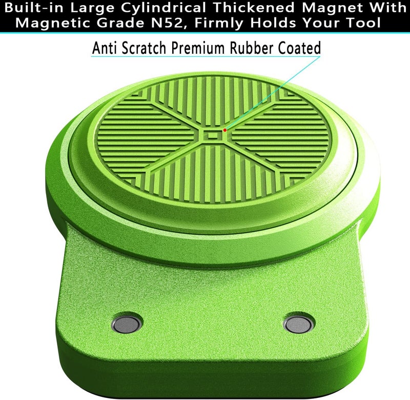 TOLHOLDER Magnetic Tool Holder | Strong Magnet Clip-On Belt Holster for Wrench, Pliers, Screw Driver, Hammer, Screws, Nails, Sockets, Trowel, Drill Bit, or Any Magnetic Tool and Hardware Holder - Image 2